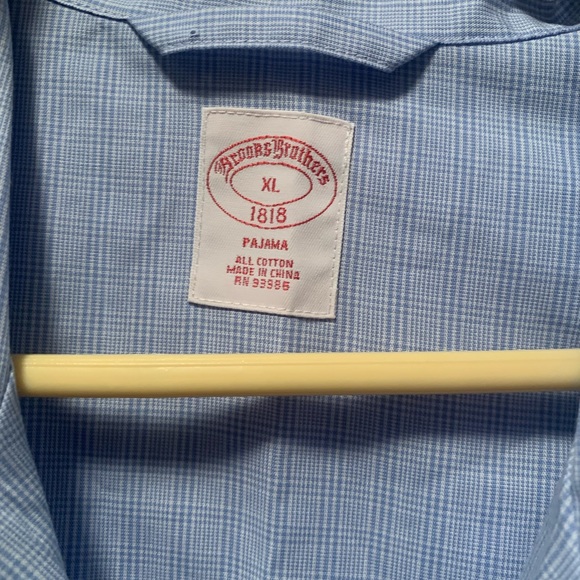NWT Brooks Brothers Pajama Top - Picture 2 of 5